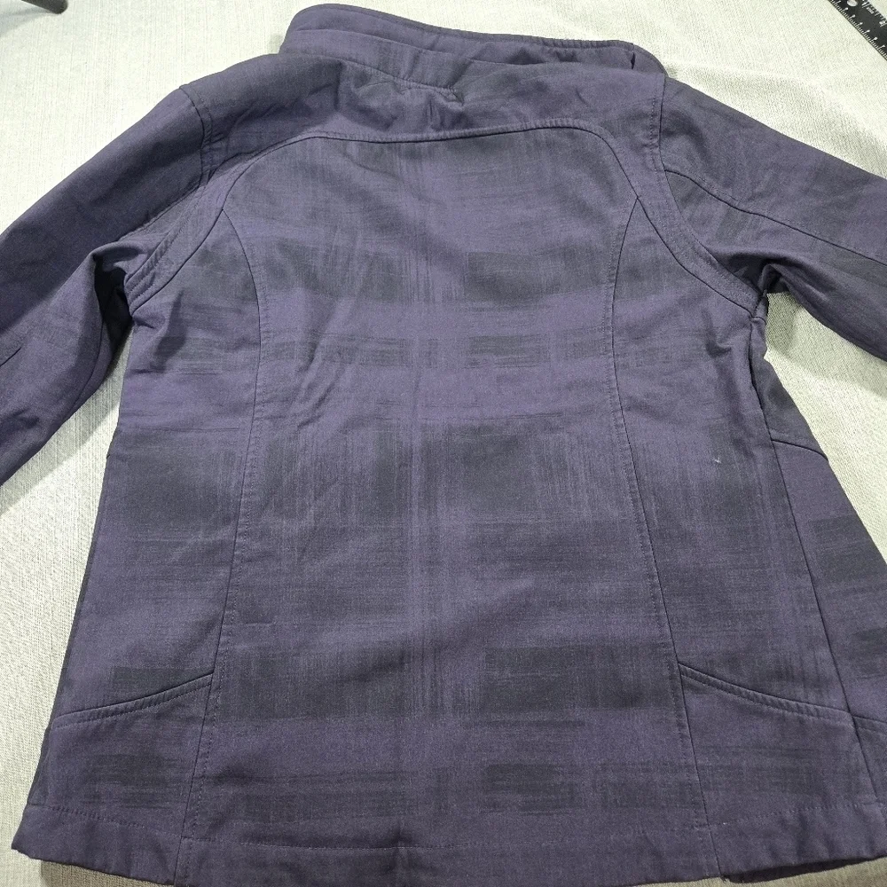 Free Country Ladies SM Purple Faux Fur Lined Jacket Winter Snow Lodge Cozy EUC